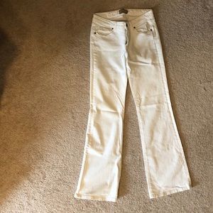 Paige white denim jeans